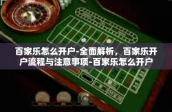 百家乐怎么开户-全面解析，百家乐开户流程与注意事项-百家乐怎么开户
