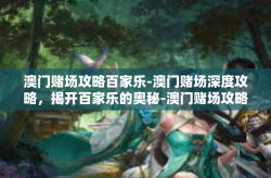 澳门赌场攻略百家乐-澳门赌场深度攻略，揭开百家乐的奥秘-澳门赌场攻略百家乐