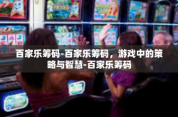 百家乐筹码-百家乐筹码，游戏中的策略与智慧-百家乐筹码