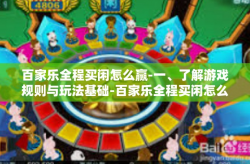 百家乐全程买闲怎么赢-一、了解游戏规则与玩法基础-百家乐全程买闲怎么赢