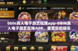 bbin真人电子游艺在线app-BBIN真人电子游艺在线APP，重塑您的娱乐体验-bbin真人电子游艺在线app
