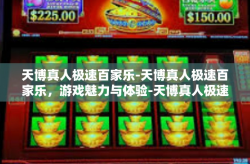 天博真人极速百家乐-天博真人极速百家乐，游戏魅力与体验-天博真人极速百家乐