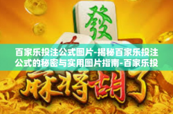 百家乐投注公式图片-揭秘百家乐投注公式的秘密与实用图片指南-百家乐投注公式图片