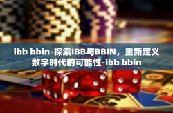 ibb bbin-探索IBB与BBIN，重新定义数字时代的可能性-ibb bbin