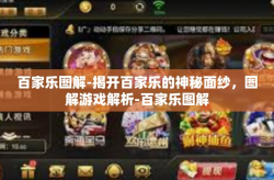 百家乐图解-揭开百家乐的神秘面纱，图解游戏解析-百家乐图解
