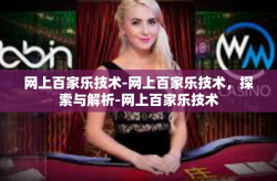 网上百家乐技术-网上百家乐技术，探索与解析-网上百家乐技术