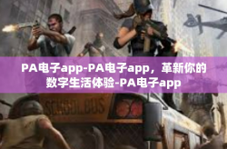 PA电子app-PA电子app，革新你的数字生活体验-PA电子app