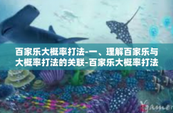 百家乐大概率打法-一、理解百家乐与大概率打法的关联-百家乐大概率打法