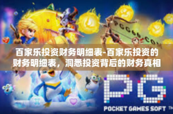百家乐投资财务明细表-百家乐投资的财务明细表，洞悉投资背后的财务真相-百家乐投资财务明细表