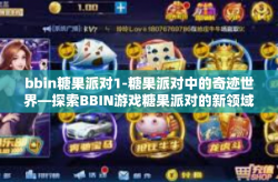 bbin糖果派对1-糖果派对中的奇迹世界—探索BBIN游戏糖果派对的新领域-bbin糖果派对1