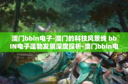 澳门bbin电子-澳门的科技风景线 bbIN电子蓬勃发展深度探析-澳门bbin电子