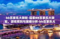 bb百家乐大转轮-探索BB百家乐大转轮，游戏规则与策略分析-bb百家乐大转轮