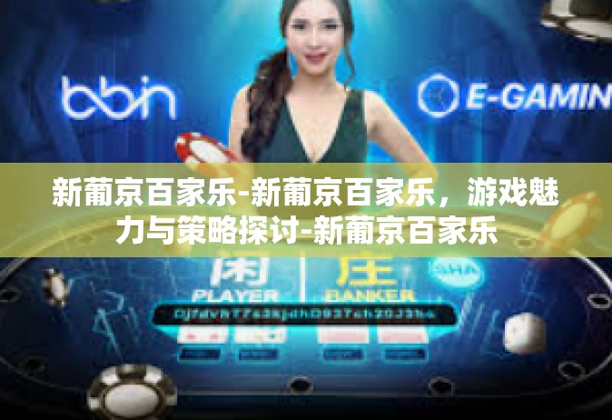 新葡京百家乐-新葡京百家乐，游戏魅力与策略探讨-新葡京百家乐
