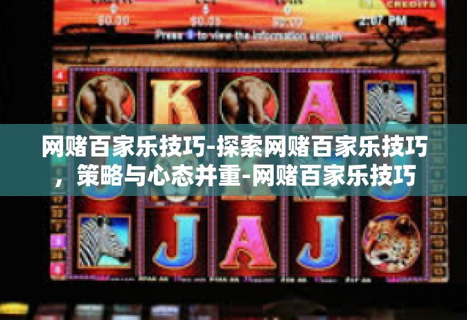 网赌百家乐技巧-探索网赌百家乐技巧，策略与心态并重-网赌百家乐技巧