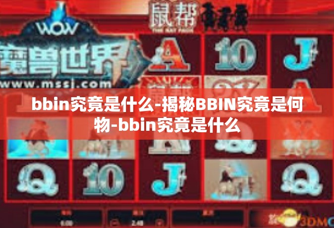 bbin究竟是什么-揭秘BBIN究竟是何物-bbin究竟是什么