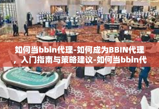 如何当bbin代理-如何成为BBIN代理，入门指南与策略建议-如何当bbin代理