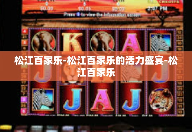 松江百家乐-松江百家乐的活力盛宴-松江百家乐